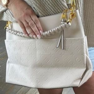 White handbag